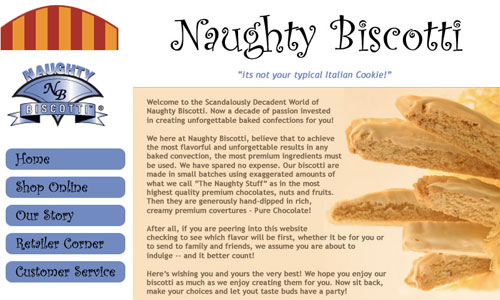Naughty Biscotti